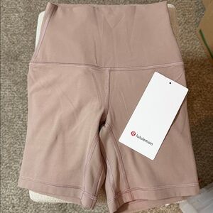 Lululemon Align High rise 6 in Biker shorts